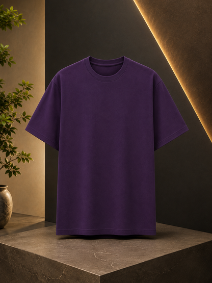 Core Collection Rich Purple Edition – Premium Comfort Unisex Cotton T-Shirt