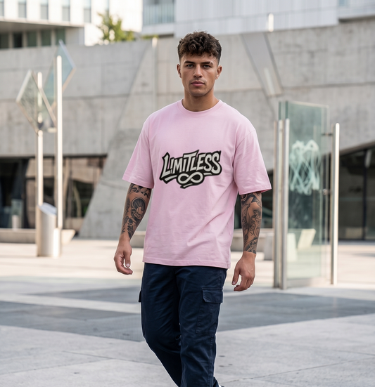 Edgy Limitless Infinity Graphic Unisex Oversized T-Shirt | Modern Underground Street Culture Apparel