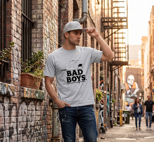 Bad Boys Snapback Graphic T-Shirt | Premium Urban Streetwear Top
