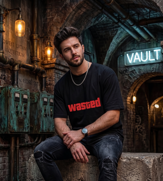 Wasted Graphic T-Shirt | Premium Gaming Culture Streetwear Top